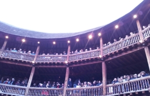 View of the seats from the groundling area