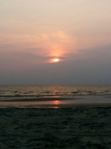 A beach-bum sunset