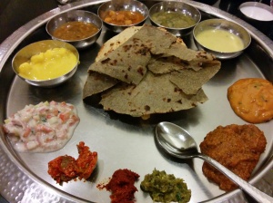 Tracked down a Maharashtrian meal at last!