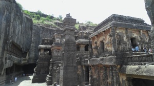 Ellora Caves - The Kailasnath Temple. Just imagine - one stone, just faith.